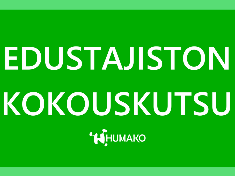 Edustajiston kokouskutsu
